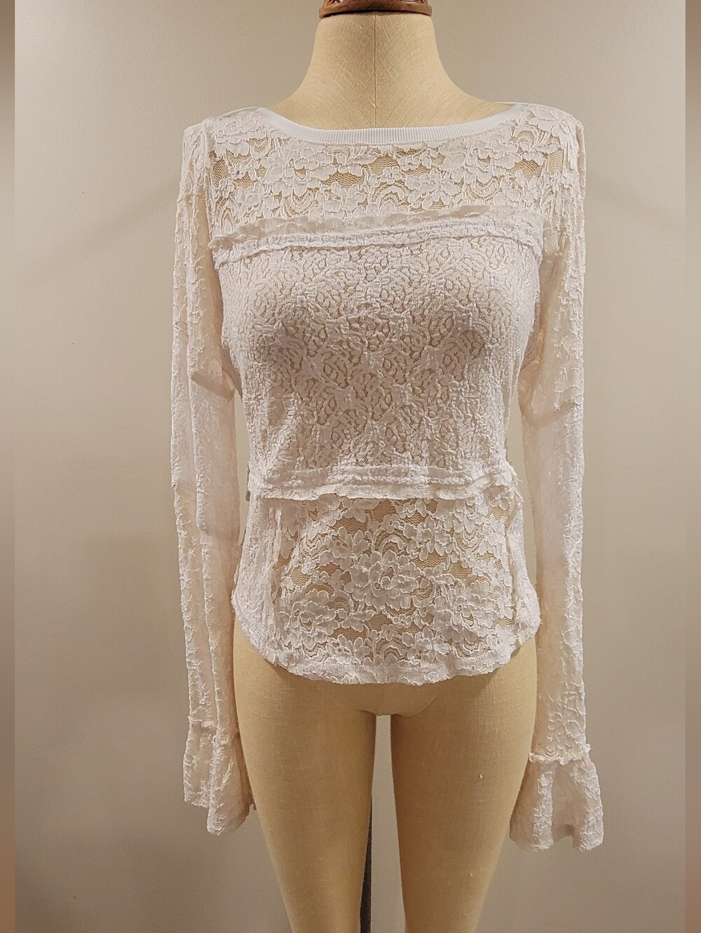 Free People Lace Long-Sleeve